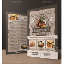 A4 Cafe Menu Template